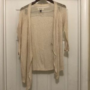 Boho Cream colored light sweater